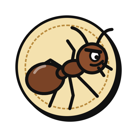 Argentine Ants illustrated pest badge