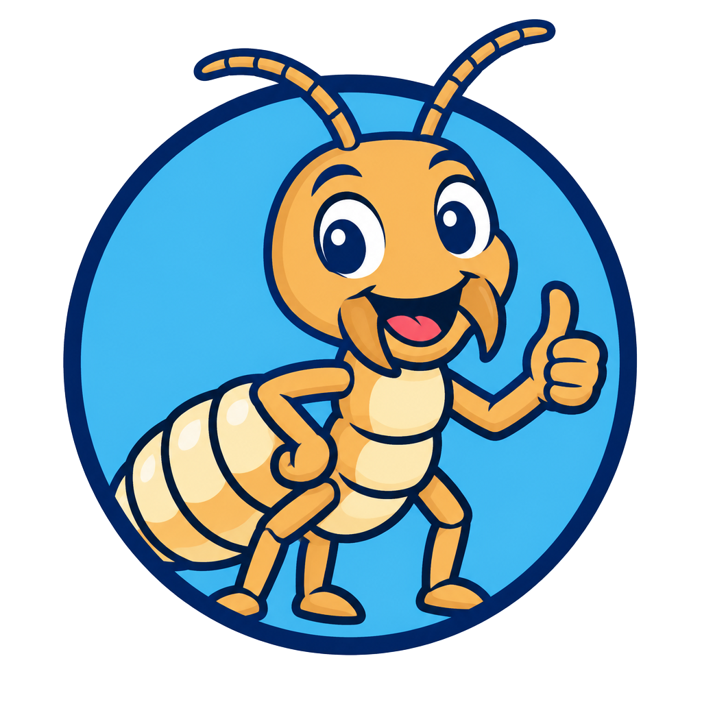 Termites illustrated pest badge
